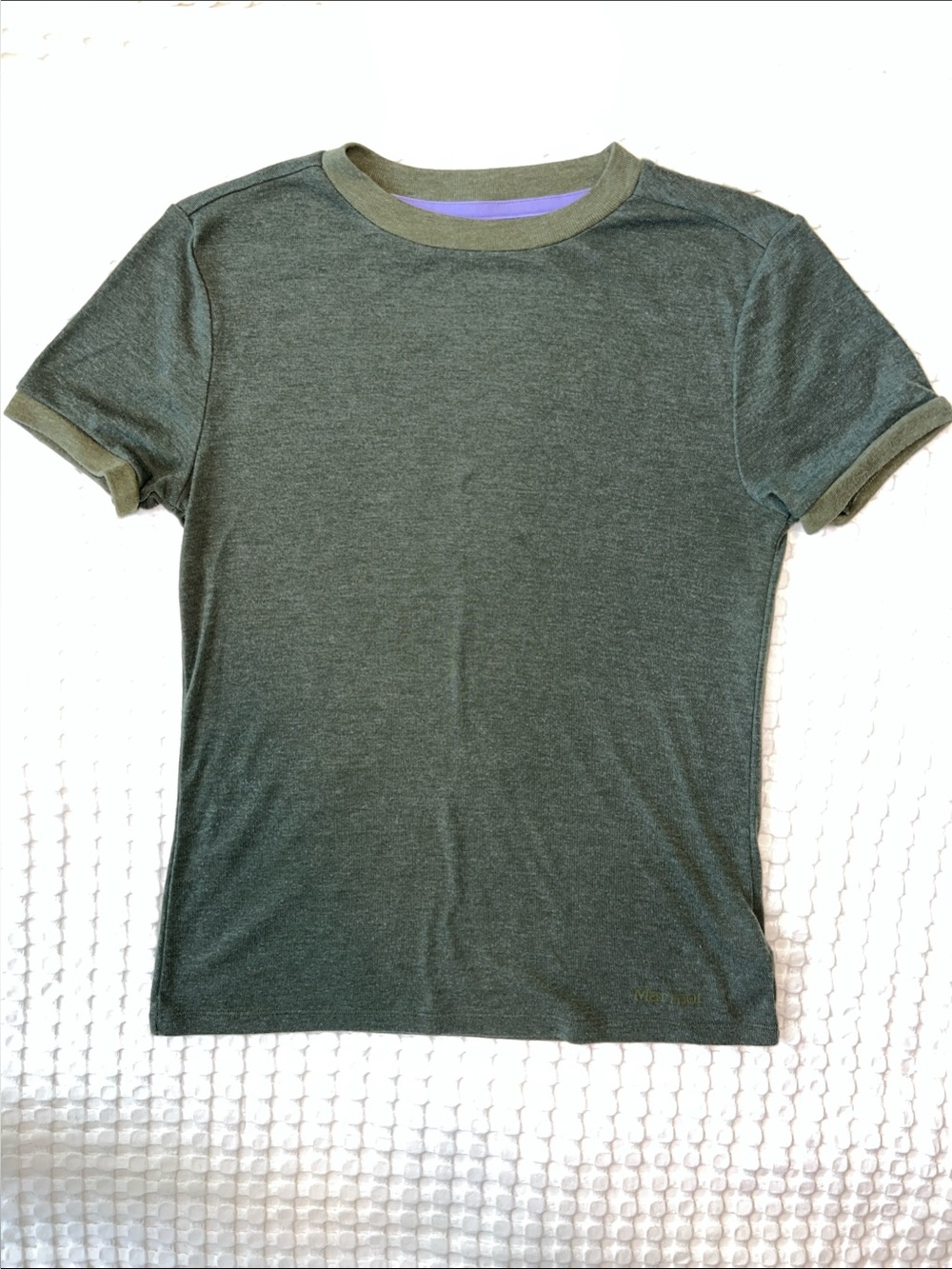 Women’s Olive Green Crew Neck T-Shirt